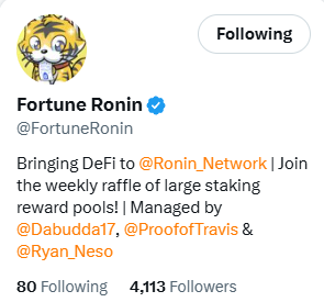 cent0228's tweet photo. @notus0x @FortuneRonin Lezgo!
0xC40090f3972af91E385F14fD21Dc964d64C1AB57 https://t.co/uifuAJ5k2n