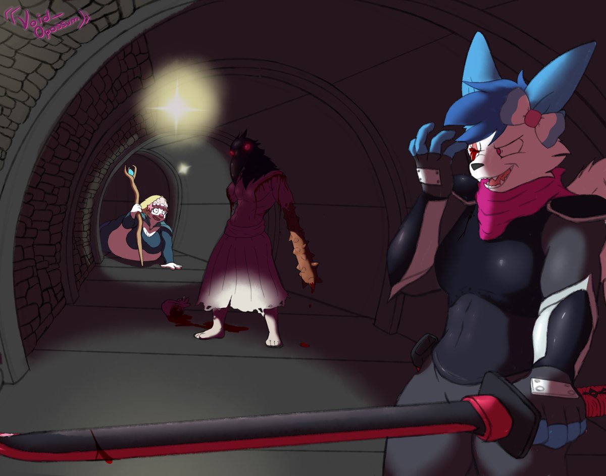 "A terrifying presence has entered the room..."

Commission for <a href="/alanshinys/">alanshiny</a>...

This time I don't know whether to say enjoy it or prepare for what's coming 0wo

#fearandhunger #NSFW #digitlart #furry #pokemon