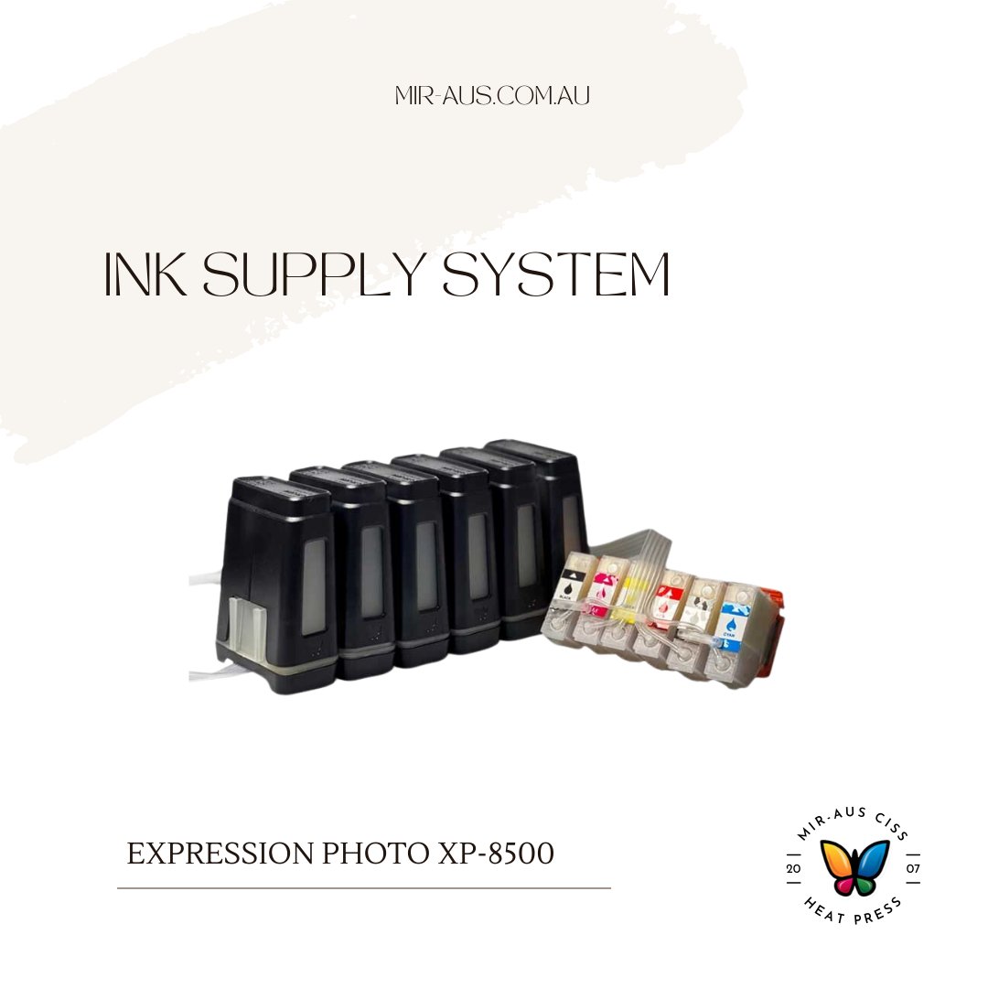 InkSupplySystem's tweet image. Epson Expression Photo XP-8500

continuousinksupplysystem.com.au/en/epson-ciss/…

#ciss #inksupplyssystem #inksystem #miraus #heatpress #mirpress #sublimation #heattransfer #australia #nsw #sublimationink