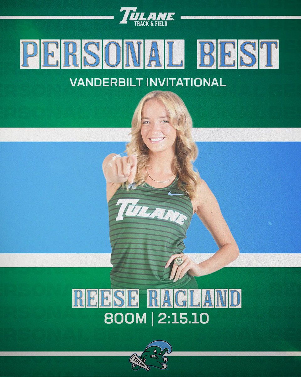Reese Ragland had a personal record in the 800m 🙌

#RollWave🌊 | #RunWave👟 | #SetTheStandard📈