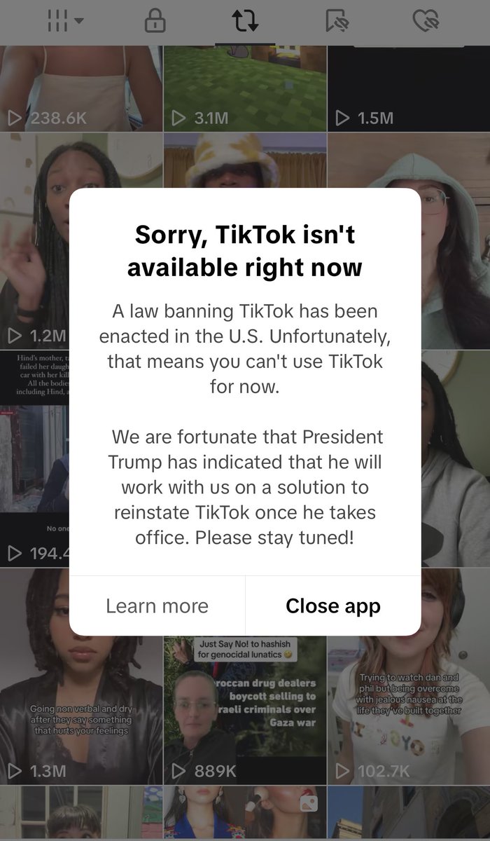 moounsmix's tweet photo. TIKTOK IS GONE OH GOD WHAT AM I GONNA DO NOW https://t.co/l8sU4TMsT3
