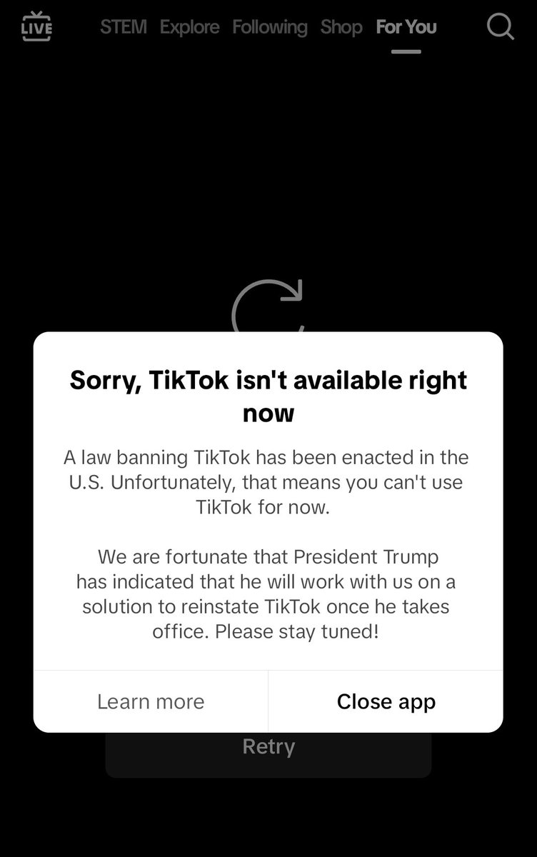 Well, it looks like it has already started. Don't worry, friends, we are in this together. As long as I have Caseoh, I won't be too sad. What's everyone using now since Tik Tok is not available? I personally love YouTube.