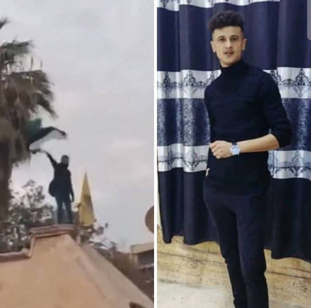 هذا الشاب اسمه "عدي عادل الصايل" عمره 17 من محافظة الحسكة، بعد تحرير دمشق قام برفع علم بلاده مكان علم قسد الأصفر فاعتقلته ميليشات قسد، واليوم تتوارد أنباء عن قيامهم بقتله تحت التعذيب في سجونهم..
هل تعرف الولايات المتحدة أن الميليشيا التي تدعمها تقتل الأطفال تحت التعذيب في سجونها؟