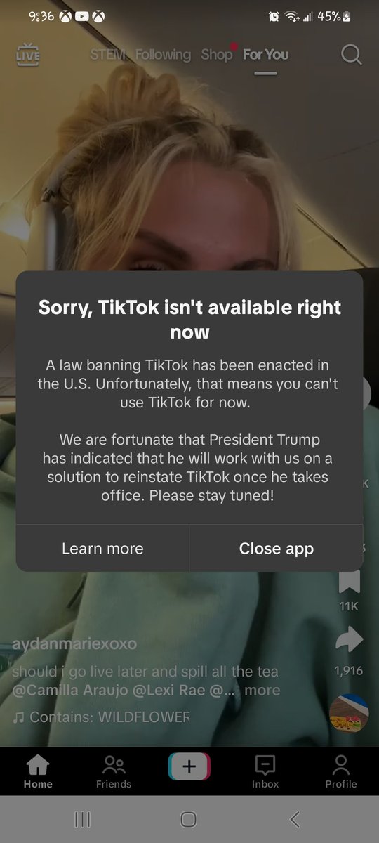 StardustCbtz's tweet photo. My mutuals, my followers, my followings, MY SAVESSSSS😭💔💔
#tiktokban #TikTok https://t.co/l5pvsOMCcI