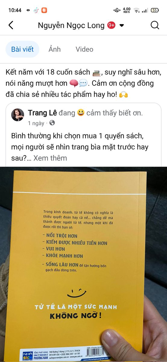 Kết năm với 18 cuốn sách 📚, suy nghĩ sâu hơn, nói năng mượt hơn 🧠💬. Cảm ơn cộng đồng đã chia sẻ nhiều tác phẩm hay ho! 🙌