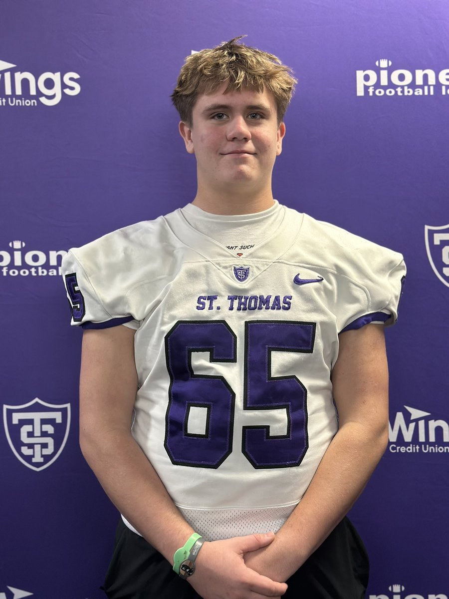 Thank you <a href="/Coach_Caruso/">Coach Glenn Caruso</a>, <a href="/CoachNickleson/">Jaren Nickleson</a>, and <a href="/UST_Football/">St. Thomas Football</a> for the great junior day. It was great to meet coaches and get a look at the facilities