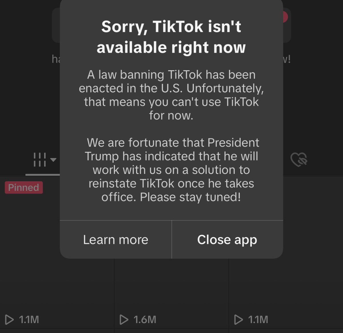 GOODBYE TIKTOK