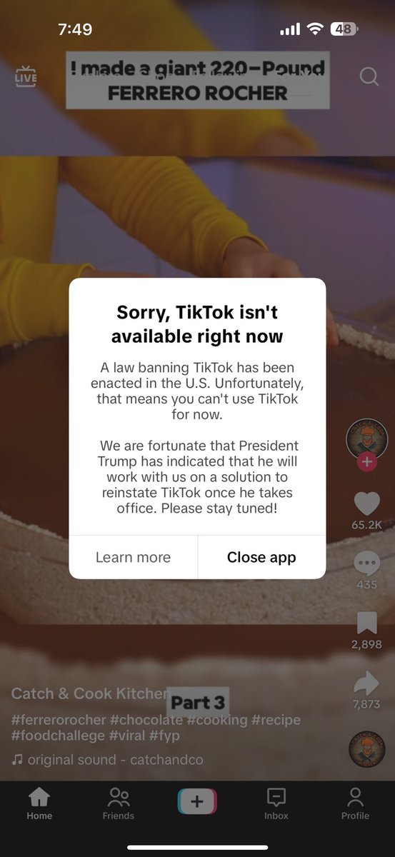 skymitch89's tweet image. Well isn&apos;t thus just bullsh!t!!?? It&apos;s not even 12am in the US and they&apos;ve already #shutdown @tiktok_us. Now that that app is gone, can we get @facebook, @instagram, and @X shutdown? They steel our info and #sell it to advertisers even if we tell the app #donottrack.