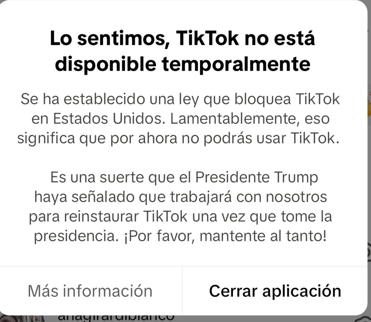 Cerrado TIKTOK!