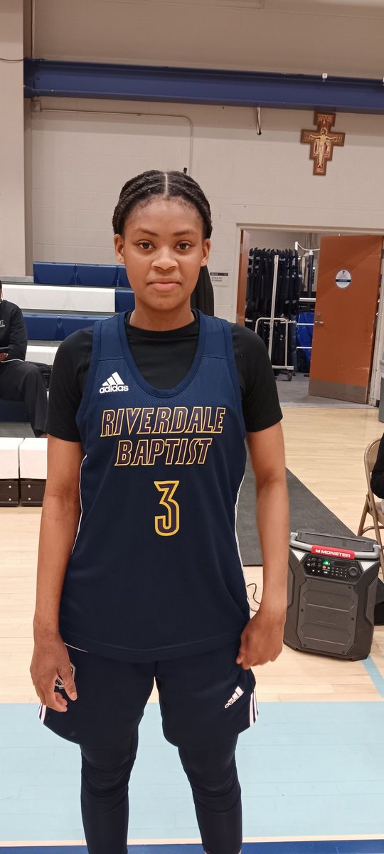 2028 Lenora Dawkins. Best player I saw at the JV tournament today.  I love players who play off 2 feet, and I love a sweet pull-up jumper. She nailed one on a fast break from the foul line. The defender was helpless.  She's holding a MEAC offer already.