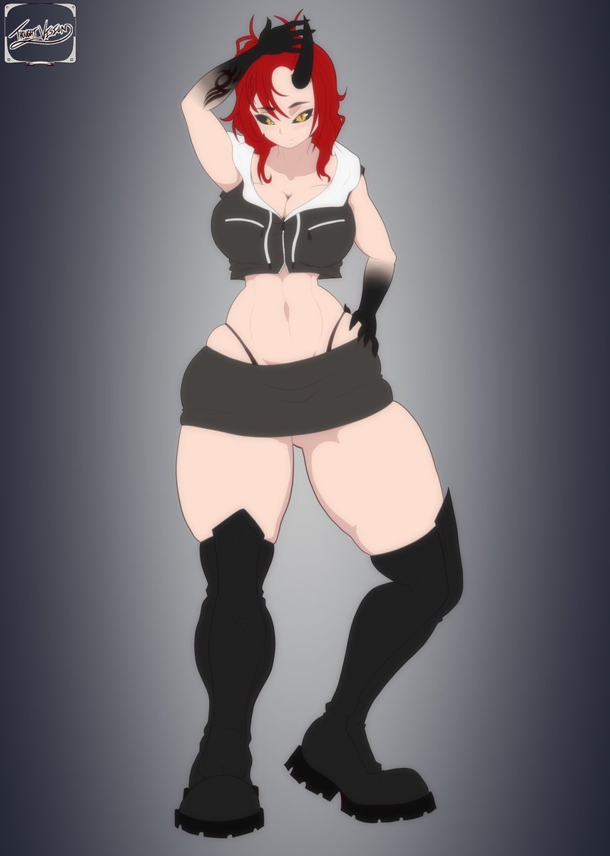lucid235's tweet photo. @riu_incognito Vore/Weight gain and up to you with what you want to do with her :3 https://t.co/P56LXofKLE