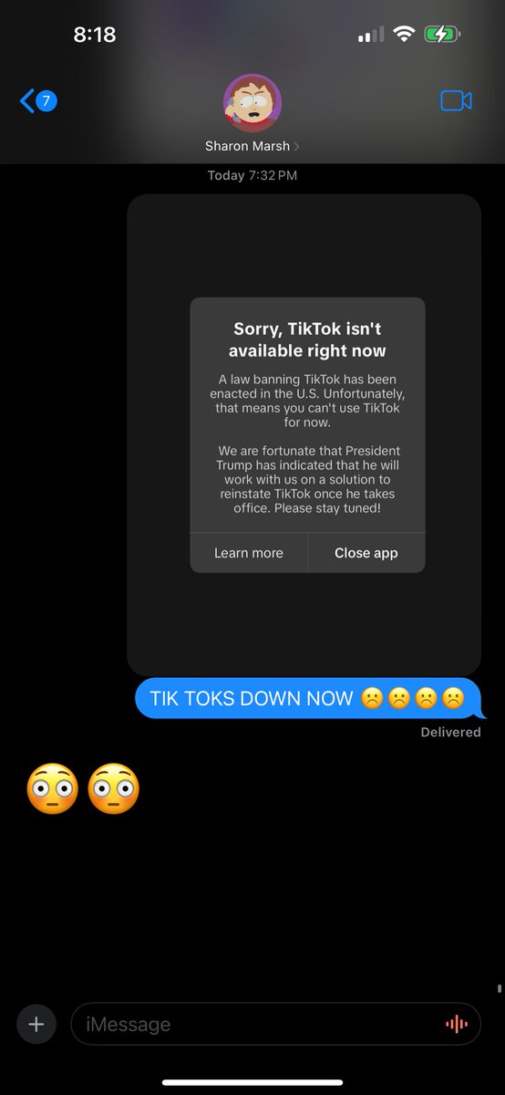 CalicosNook's tweet photo. why is my mom looking guilty like she personally kicked me out of tik tok https://t.co/PLFtjLwxRm