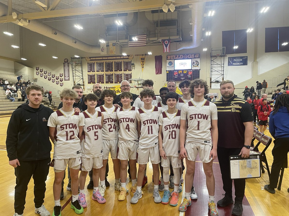StowBoysHoops's tweet photo. Proud of our 8th grade squad that defeated a tough Kent Stanton team at SMFHS today. A great team effort! Can’t wait to have these young men at SMFHS next year!
#Building4TheFuture https://t.co/Fk6jzXZuJW