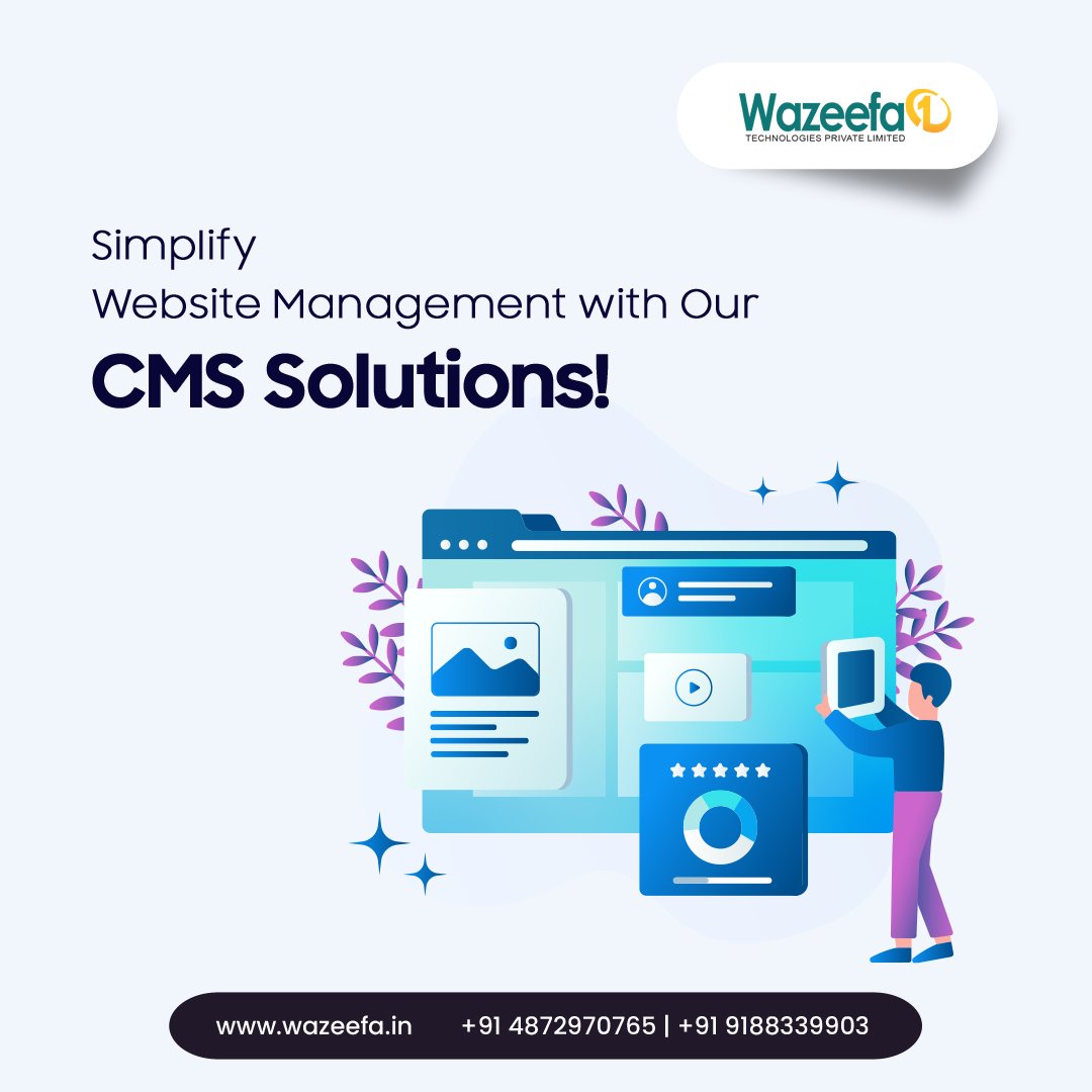 Wazeefa1India's tweet image. Simplify website management with expert CMS development! 🚀 Build, update & scale with ease. Take control of your online presence today!
🌐 wazeefa.in/cms-developmen…
📞 +91 9188339903 | +91 487 297 0765
#CMSWebsiteDevelopment #WebDevelopment #CustomCMS #Kerala #Thrissur