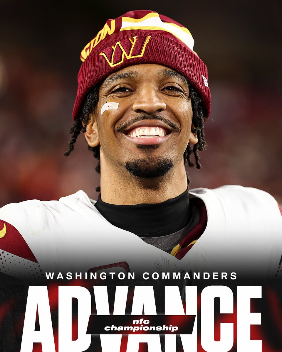 THE COMMANDERS ARE IN THE NFC CHAMPIONSHIP 👏