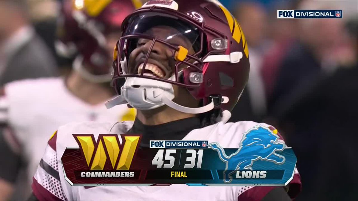 NFLonCBS's tweet image. COMMANDERS ARE MOVIN&apos; ON TO THE NFC CHAMPIONSHIP