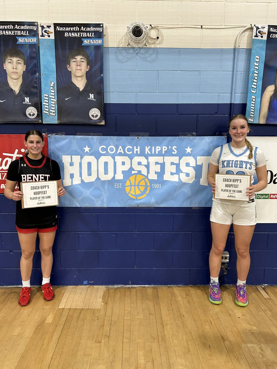 Benet Girls Basketball (@benetgbb) on Twitter photo Final score from Coach Kipp’s Hoopsfest 🤩
Congratulations to <a href="/AriaMazza/">Aria Mazza</a> for being named player of the game‼️
#goredwings #protectthenest Final score from Coach Kipp’s Hoopsfest 🤩
Congratulations to <a href="/AriaMazza/">Aria Mazza</a> for being named player of the game‼️
#goredwings #protectthenest