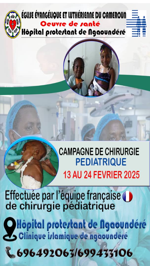NewsEelc's tweet photo. #EELC
Hôpital Protestant de Ngaoundéré. Campagne de chirurgie pédiatrique.
Rév. Teneku Serge Patrick, Journaliste https://t.co/IhkXZXlX3x
