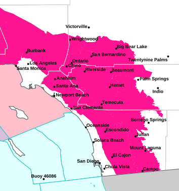 Significant fire danger Monday and Tuesday in southern California with another Santa Ana wind event.

Offshore winds will overlap with bone-dry relative humidities as low as 5%.

It still hasn't really rained since May 6, 2024.

Until we get rain, more fire disasters possible.
