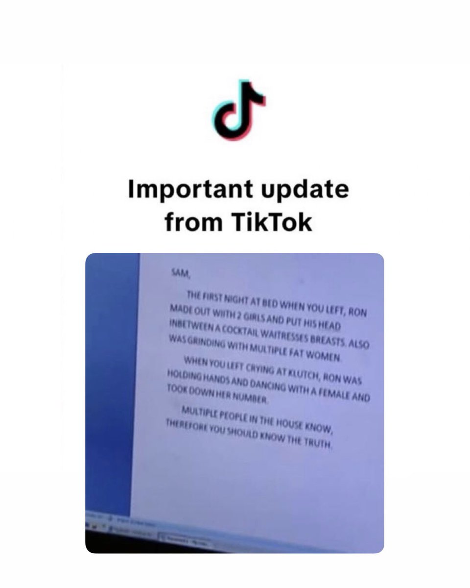 omfg Tik Tok just sent another update