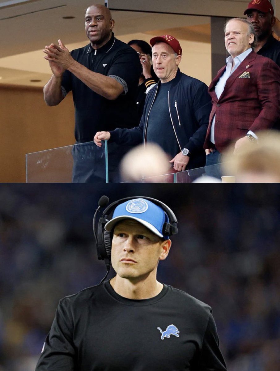 MLFootball's tweet photo. LAST YEAR: #Lions OC Ben Johnson was “turned off” by the #Commanders ownership group for being “basketball guys” and it was part of the reason why he turned the job down last year.

Today: Washington beat Johnson’s Detroit team 45 to 31 in the playoffs tonight.

Insane… https://t.co/nQJb3IuWca