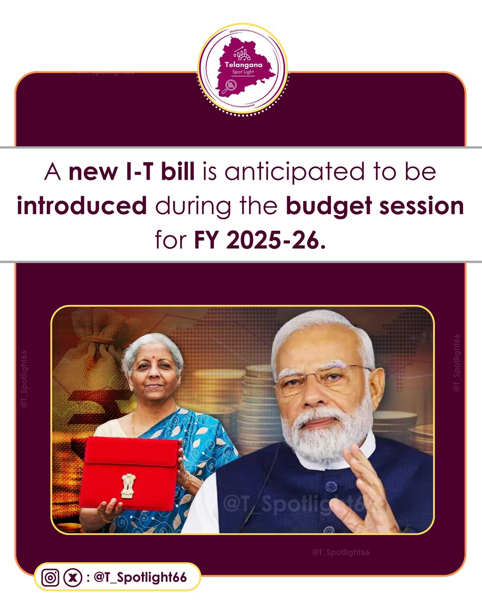 A new income-tax law is expected to be proposed during the budget session for Fiscal Year 2025-26.

#IncomeTax #Budget2025 #NirmalaSitharaman #BJP #India