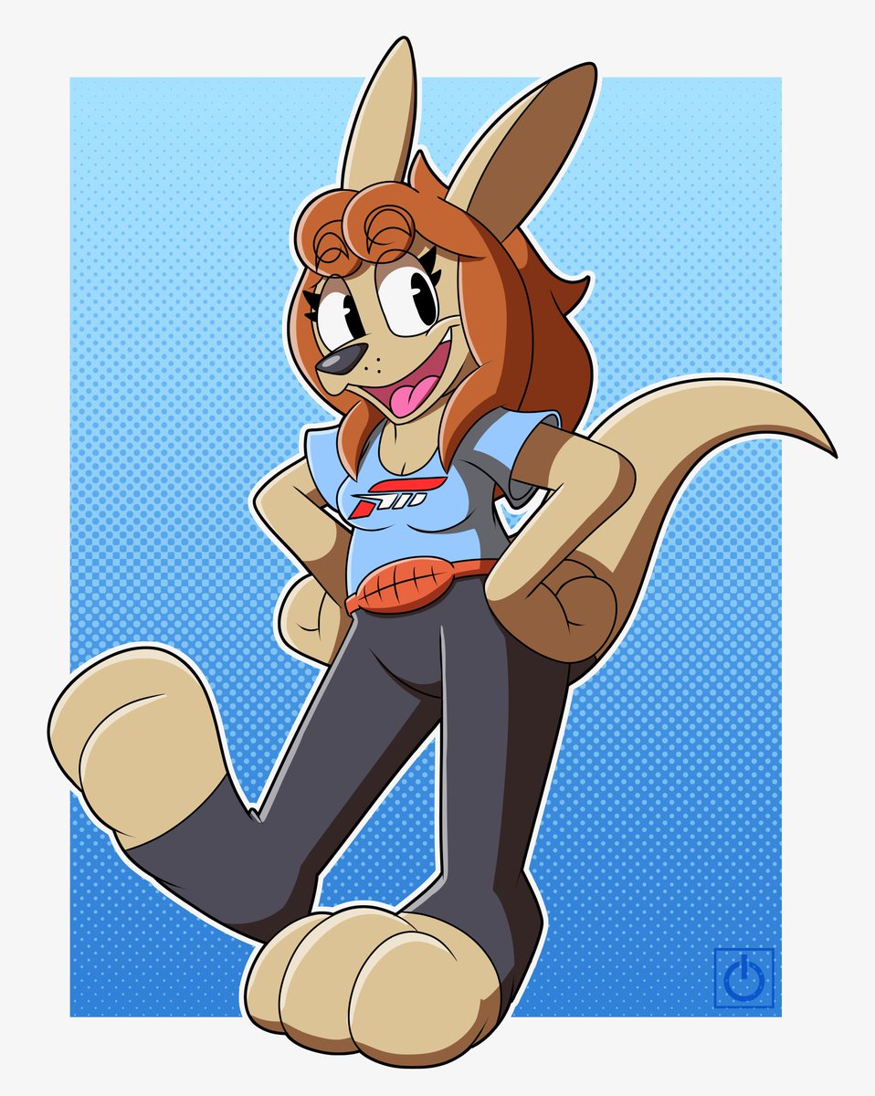 It's the marvelous Maxie, and what a wonderful wallaby she is! 

A pic for <a href="/sprithorizonz/">Nate the great</a>