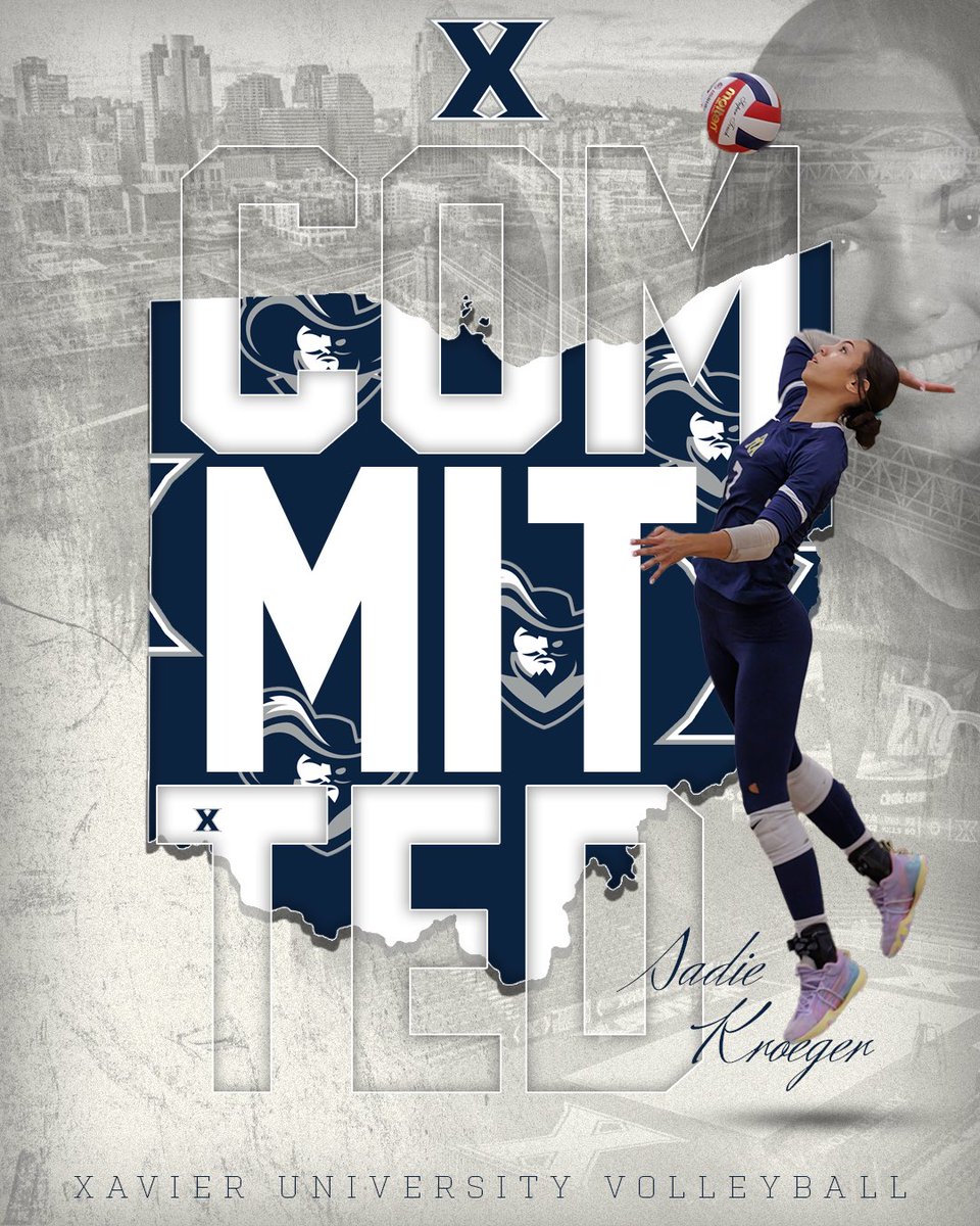 Excited and grateful to announce my verbal commitment to further my academic and athletic career at <a href="/XavierVBALL/">Xavier Volleyball</a> !  #GoX #xavieruniversity #classof2026