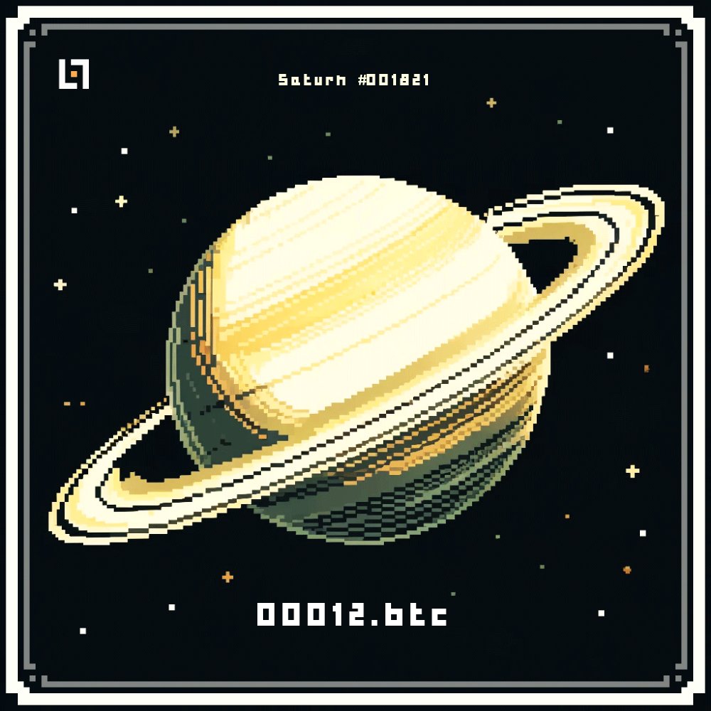 BitnameBOT's tweet image. 🔥 Mint Alert 🔥
00012.btc
Tier: Basic
Name: Saturn
Rarity: 8%
Serial: #001821

A rare gem in the .btc universe! Don’t miss the chance to own this exclusive mint. 🚀
Secure your .btc domain now at bitname.pro

#Bitname #SRC101