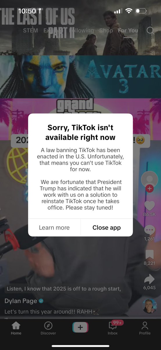 Ice_babah's tweet photo. Over and Out. #tiktokban https://t.co/3aFhsluXAQ