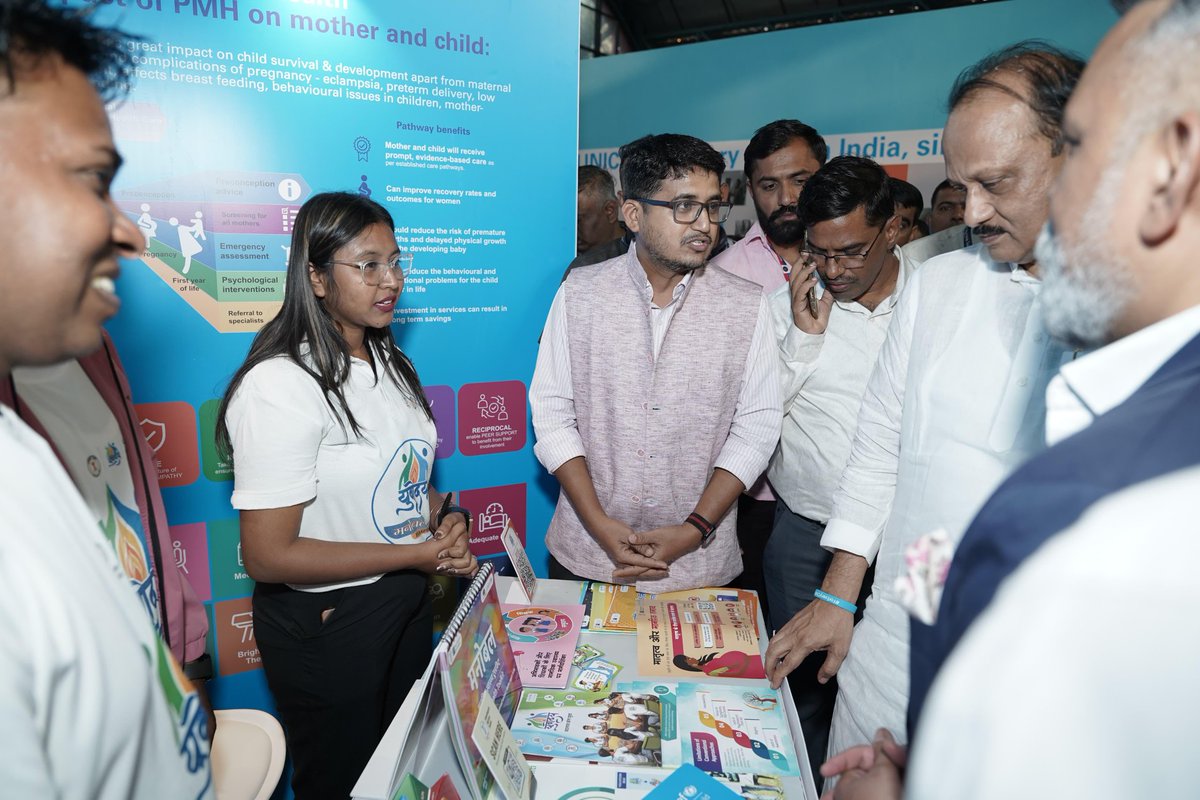 A moment of pride
Maharashtra DeputyCM <a href="/AjitPawarSpeaks/">Ajit Pawar</a> visited #Yuvoday booth at <a href="/PurpleJallosh/">Purple Jallosh PCMC DBF</a> event hosted by PCMC.He appreciated our work in promoting mental health awareness for DivyangjanTogether,were making inclusion a reality.<a href="/BastarDistrict/">Bastar District</a>
<a href="/ChhattisgarhCMO/">CMO Chhattisgarh</a>
<a href="/UNICEFIndia/">UNICEF India</a>