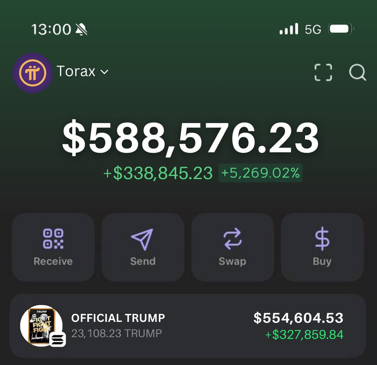 HAHAHAHAHAHAHAHAH

CAN’T BELIEVE I MADE 17x on $TRUMP

$32k turned into $554k this night

So I want to giveaway $55k

Send your $SOL address, Like and Retweet 

(Must be following so I can DM you)