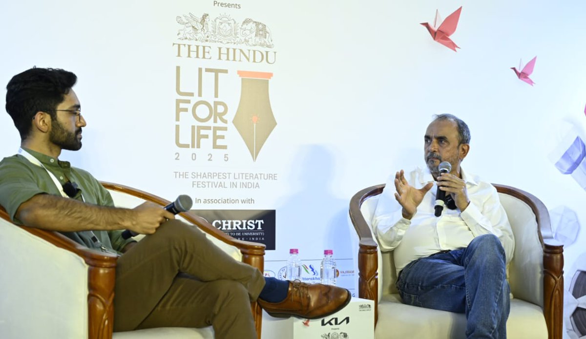 #TheHindulitforlife | After narrating his family’s personal lives changed following the events of 1942, which he calls “dystopian futility of something that never took place”, Mukund Padmanabhan (<a href="/muk22/">Mukund Padmanabhan</a>) highlights that the reason why these stories don’t exist in public memory is