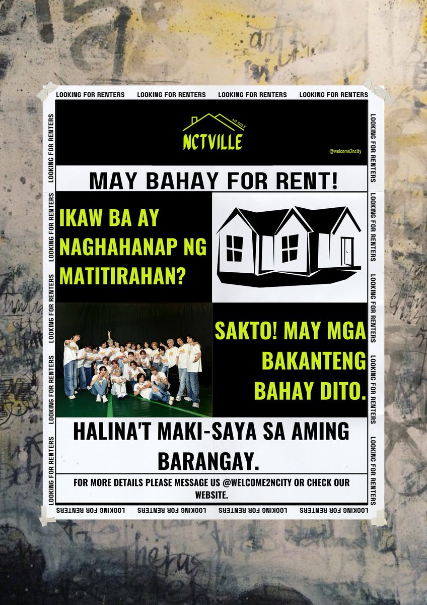 welcome2ncity's tweet image. ㅤ
ㅤㅤ
                         NCTVILLE is
                         now ACCEPTING.

              Website:
                 nctiville.my.canva.site 

              Residency Form: 
                 forms.gle/sfX2niwVeNbdMs…

ㅤ