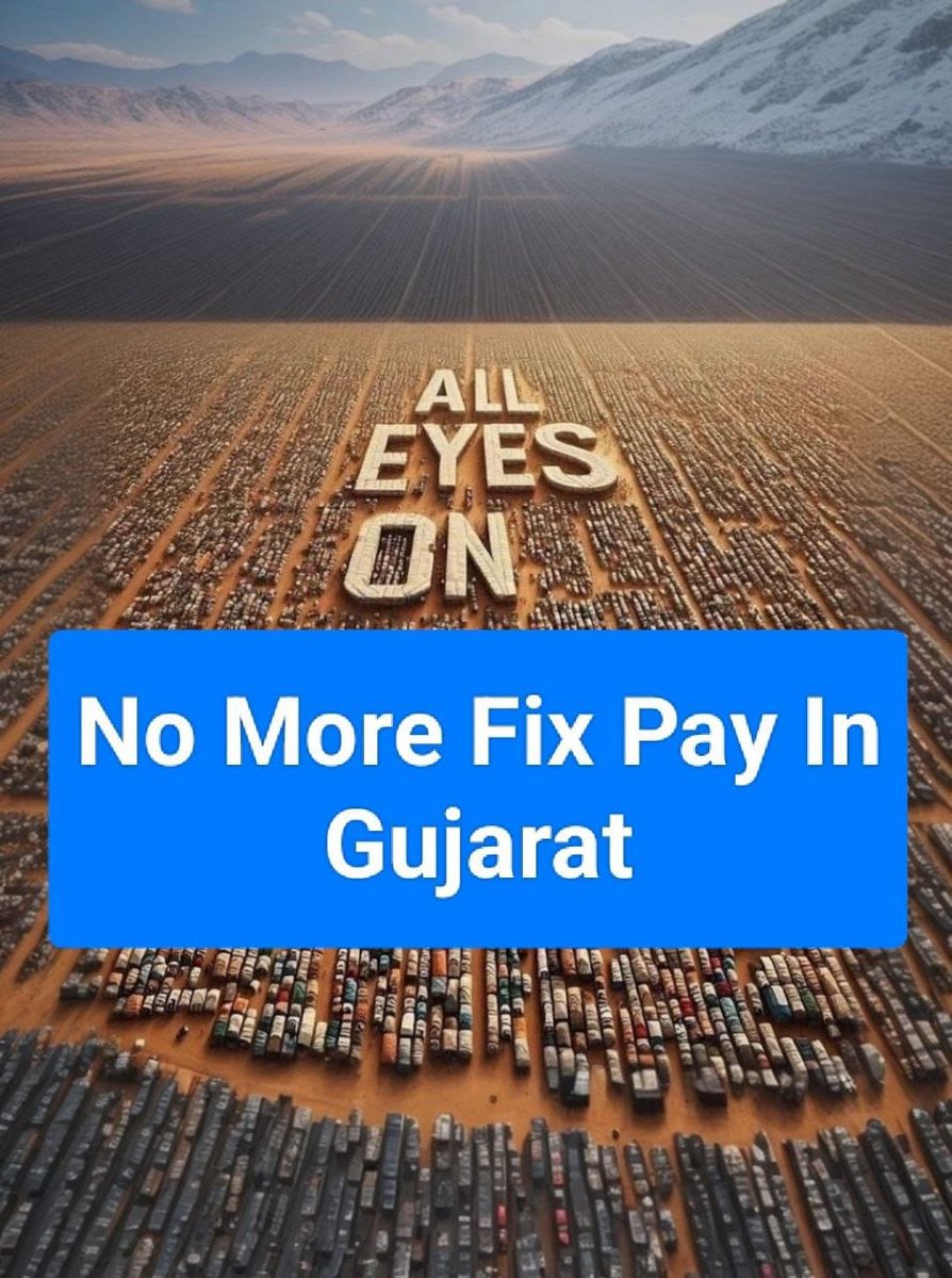 NareshT74717511's tweet photo. "Fixed pay isn’t just low—it’s exploitation! Gujarat’s youth will no longer sit quietly. Change the policy or brace yourself for a revolt like you’ve never seen."

@Bhupendrapbjp @CMOGuj @INCGujarat @irushikeshpatel @KanuDesai180 @dhruv_rathee  #Remove_FixPay_in_Gujarat https://t.co/Kj20PW7uhW