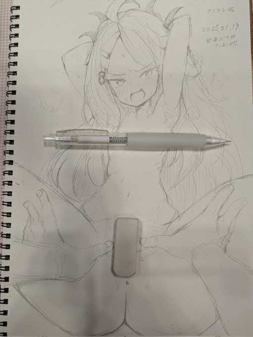 スケブ完成しましたー!
久々のヒナちゃんなかなか可愛くかけたんじゃない? 