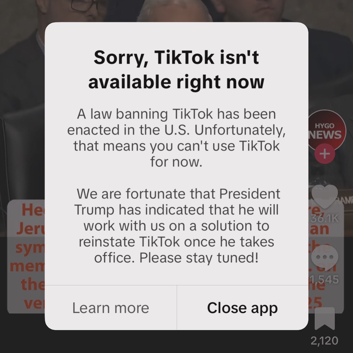 I don’t think this is over….but let’s all say together…3…2…1…F$CK THE GOVERNMENT