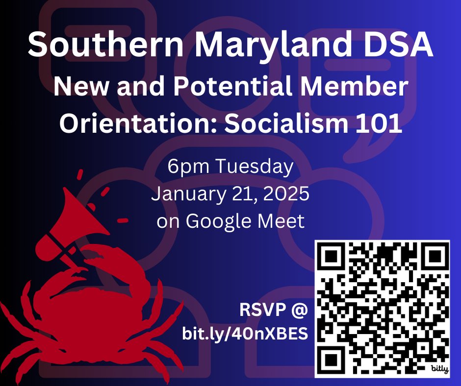 Southern Maryland DSA tweet media