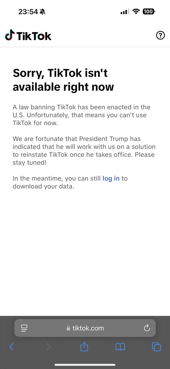 KSMXNFSC's tweet image. TikTok has shut down in the U.S.

Take Down The CCP💪💪💪

#TikTok
#TakeDownTheCCP