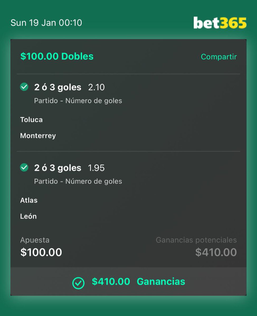 LoboEAS95's tweet photo. @ChecoPicks Otro éxito, bro. Gracias 🫡✅🍀 https://t.co/j9G4nNNGoO