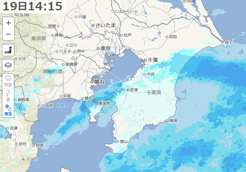「降らないかなぁ?と思いながらも結構雨が迫っていた 」|まるよのイラスト