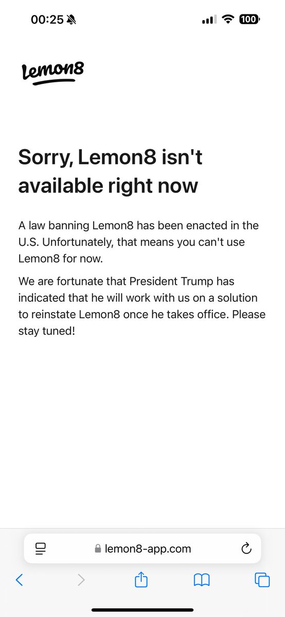 KSMXNFSC's tweet image. Lemon8 has shut down in the U.S.💪💪💪

Gauth has shut down in the U.S.💪💪💪

Take Down The CCP💪💪💪

#Lemon8
#Gauth
#TakeDownTheCCP