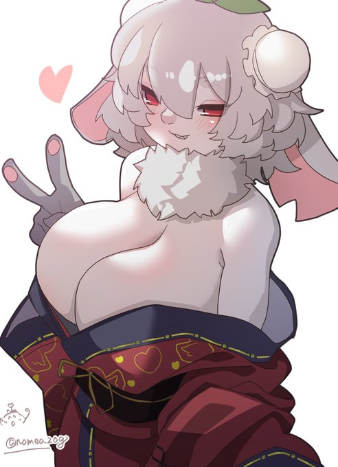 アンケートの評価は振るわなかったけど一部の心をわしづかみにしたと噂のB案ちゃん。 
メスケモもデカパイもわかんないよぉーー!! #んも絵部 