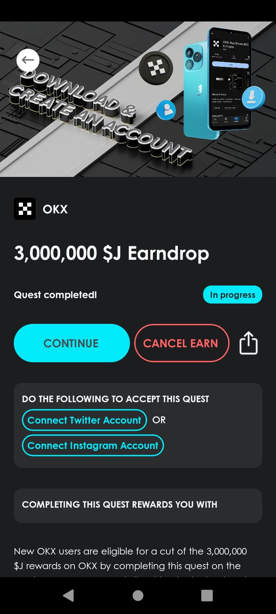 completing QUEST on Jambo Phone. i'm super excited about the Jambo Phone project! 🚀 Just created my OKX account to join the early airdrop on the platform. Can't wait to see how this innovative project unfolds! 🌟 Make sure to stay updated with <a href="/okx/">OKX</a> <a href="/wallet/">OKX Wallet</a> and <a href="/jambotechnology/">Jambo</a>