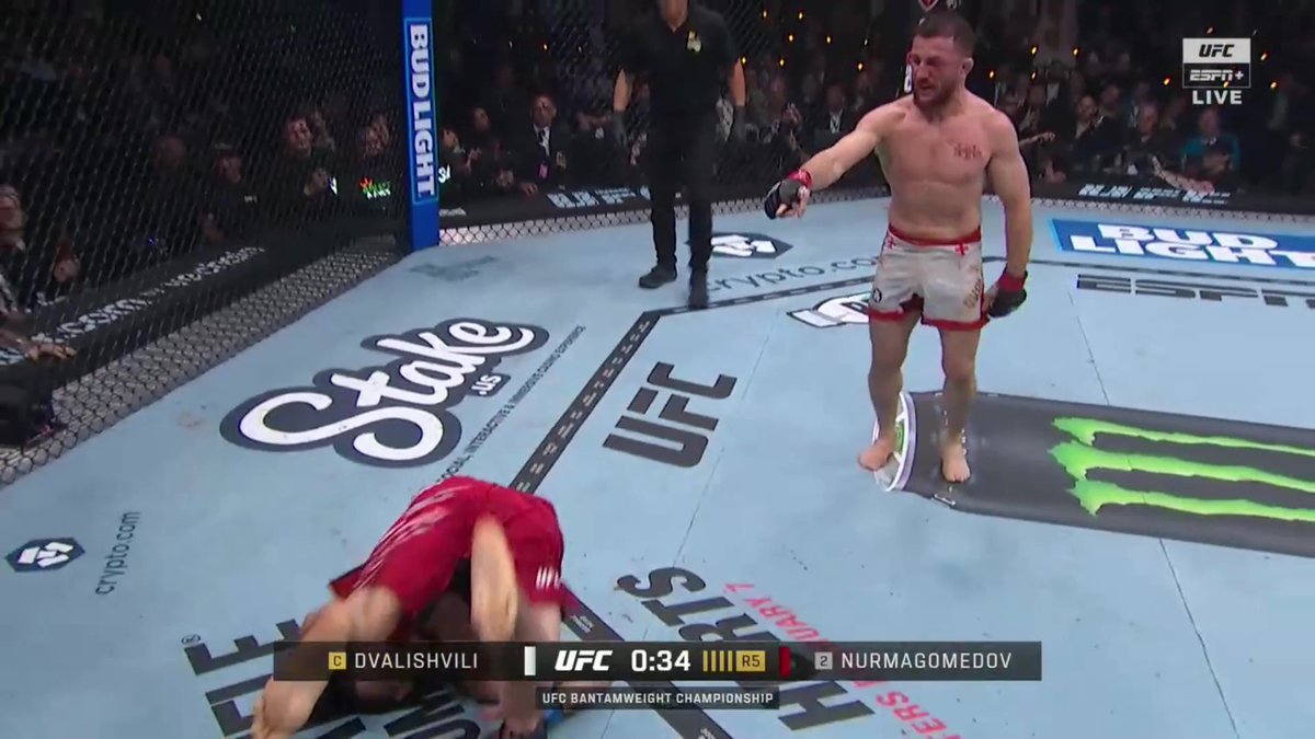 How is this a real photo 😳 #UFC311