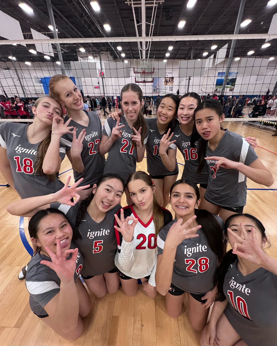 Ignitevball's tweet photo. Congrats 15N for going 3-0 today!! https://t.co/PMc9wCEUAj