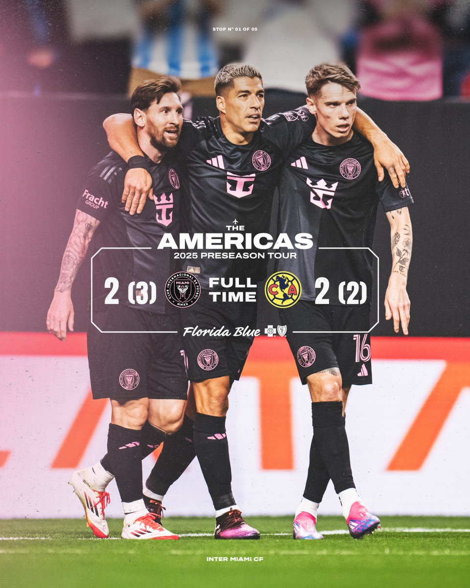 InterMiamiCF's tweet photo. VICTORIA EN NUESTRO PRIMER TEST DE PRETEMPORADA 💗🖤✨ https://t.co/SjLCXpxheg