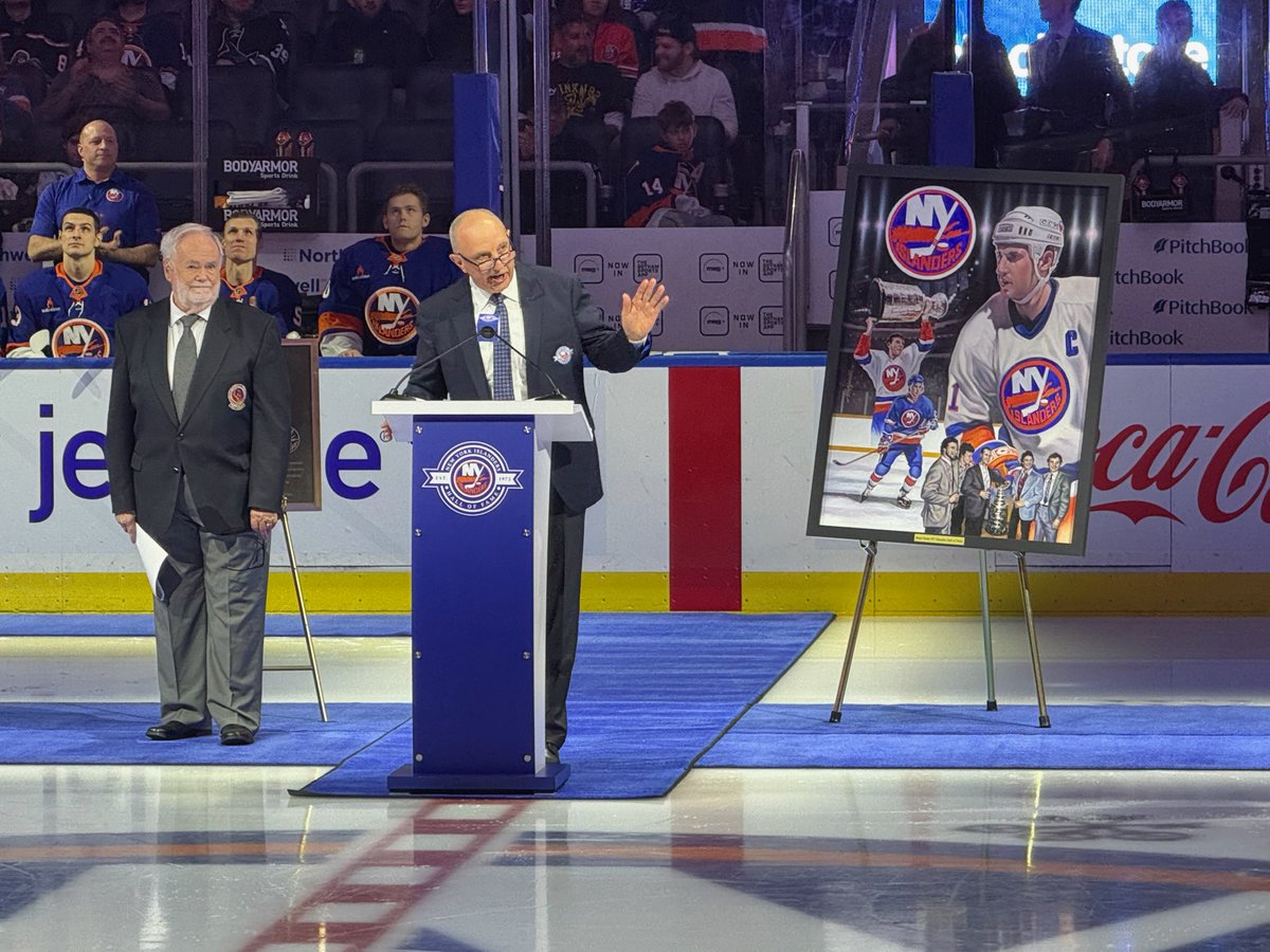 CapparelliTony's tweet image. It was my privilege, to contribute this painting celebrating Brent Sutter,and his induction into the @NYIslanders Hall of Fame this past evening #lgi #nyi #nyislanders #nhl