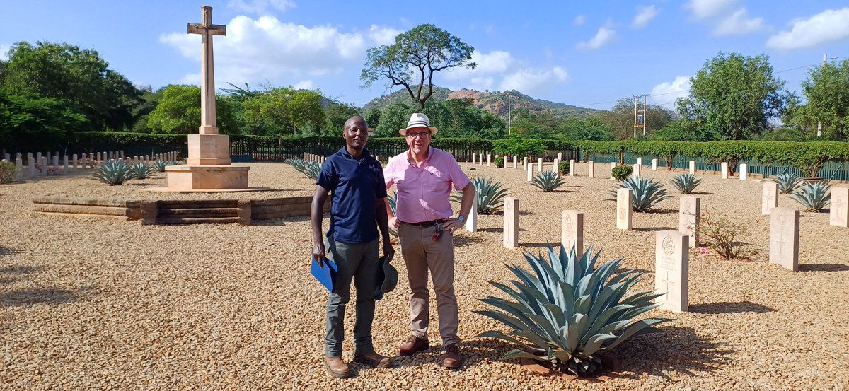 achini_daniel's tweet photo. Great to spend 7 days with @CWGC Vice Chairman as he visited and inspected our sites in Kenya &amp; Tanzania, meeting staff &amp;  other maintenance teams. The Vice Chairman also met various stakeholders to further strengthen the existing partnerships. https://t.co/qKvrgYiVf5