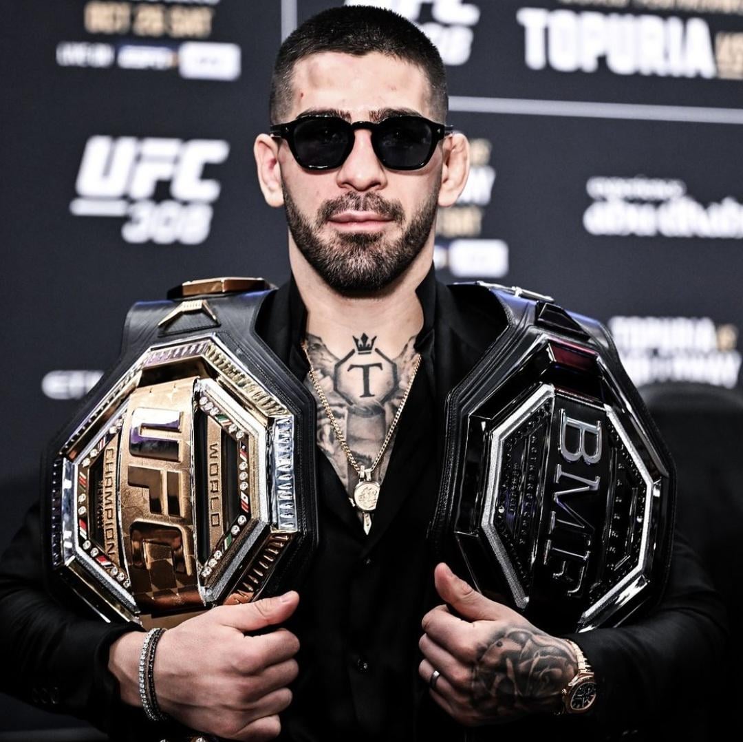 MMArena_'s tweet image. Ilia Topuria menace Islam Makhachev 🗣️

“Islam, si je veux, je peux te finir. Si je veux, je peux te mettre KO. Je ferai en sorte que ça paraisse facile. À bientôt 😉”